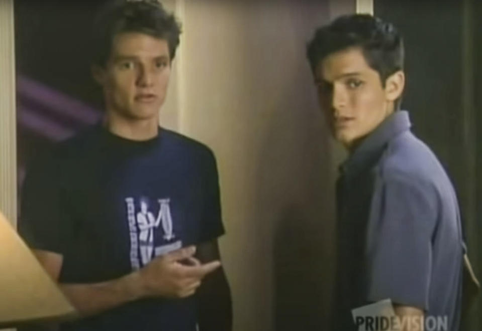 <p>In this groundbreaking MTV series, Pascal (left) played a gay character named Greg for three episodes.</p>