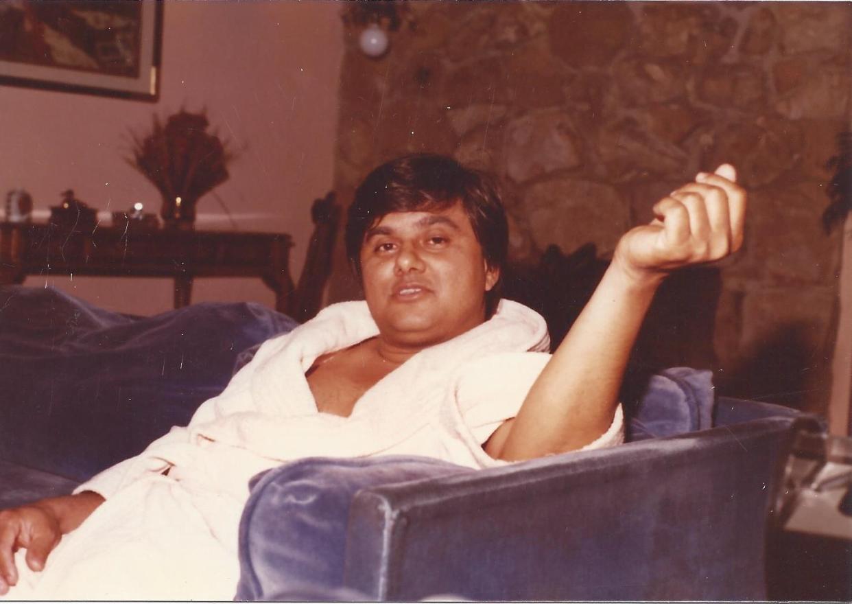 A photograph of Chippendales founder Steve Banerjee used in 