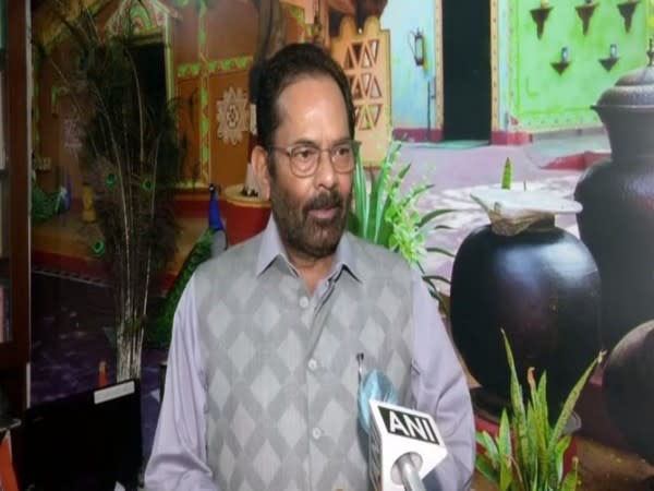 Union Minority Affairs Minister Mukhtar Abbas Naqvi (Photo/ANI)