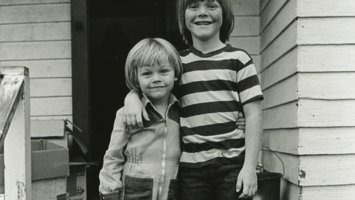 Leo DiCaprio And His Brother Adam