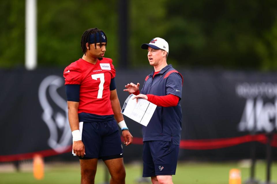 An image from the May 12, 2023 Rookie Minicamp at NRG Stadium in Houston, TX.