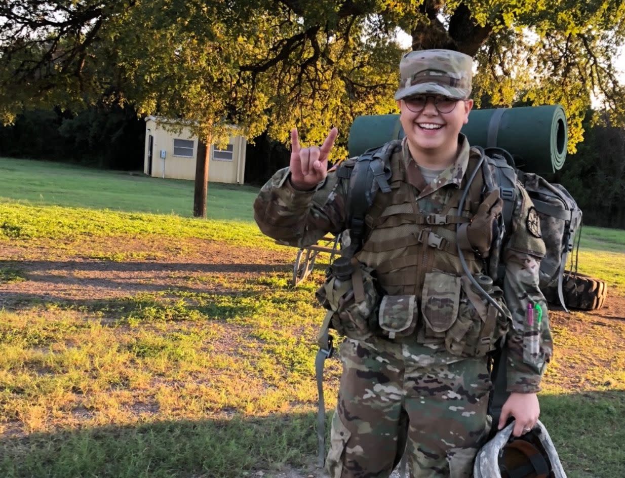 Map Pesqueira is losing his ROTC scholarship because of the military's new ban on trans service members. (Photo: GoFundMe)