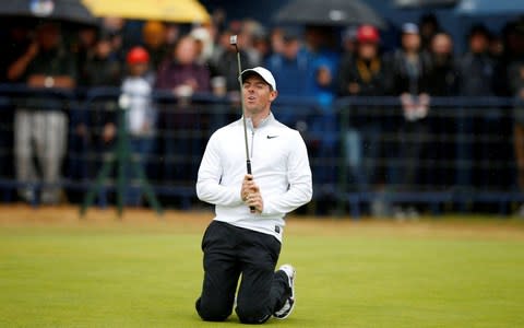 Rory McIlroy had a mixed day - Credit: Reuters