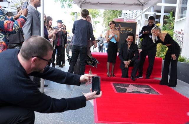 Lenny Kravitz Honored With a Star on the Hollywood Walk of Fame