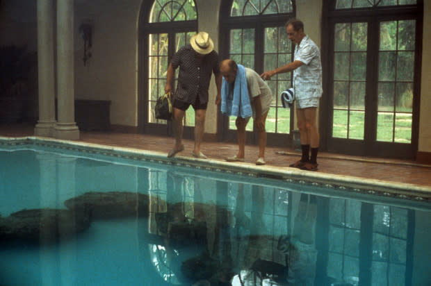 <p>Getty Images</p><p>This heartwarming tale follows a group of elderly retirees who after spending time in a pool that’s hiding ancient alien cocoons, are given a “life force” that makes them feel young and strong again. The cocoons originally were left behind thousands of years ago by peaceful aliens from the planet Antarea, and when the group returns to bring the cocoons back, they allow residents Art (Don Ameche), Ben (Wilford Brimley), and Joe (Hume Cronyn) to keep using the pool as long as they keep it a secret. Naturally, word gets out and causes plenty of complications for both the aliens and the residents. Ameche took home the Academy Award for Best Supporting Actor and the film won Best Visual Effects, eventually spawning a sequel, <em>Cocoon: The Return.</em></p>