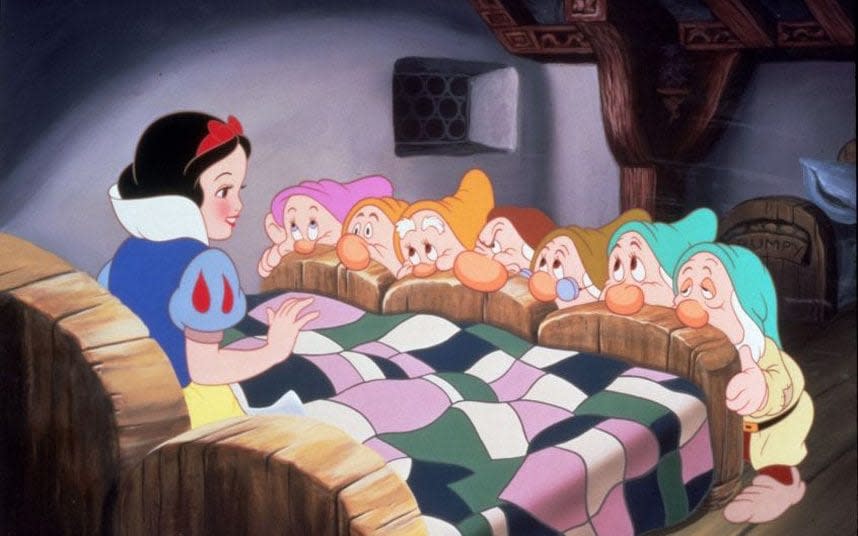 A scene from Disney's Snow White 