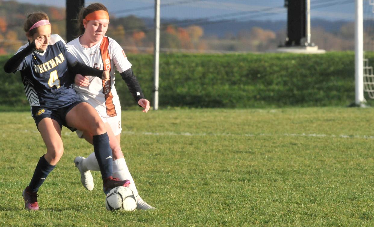 Lana Burnett (4) of Marcus Whitman is a Finger Lakes West first team All-Star.