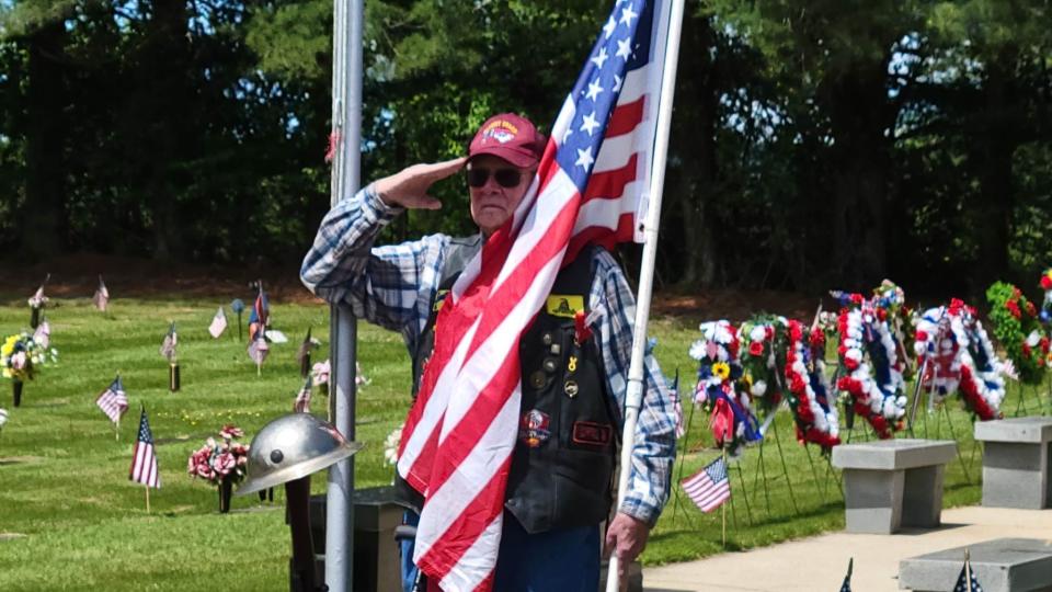 Scenes from the 2023 Memorial Day Observance held May 29 at Forest Lawn Memorial Park in Hendersonville. The Park will host the Veterans Day Ceremony on Nov. 11, starting at 11 a.m.