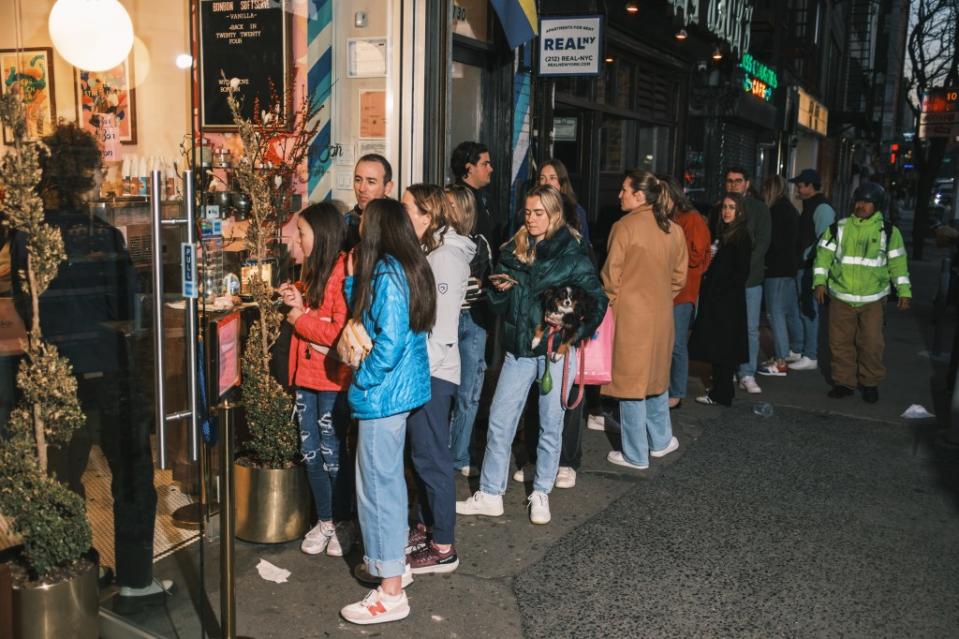 This past Saturday, a gaggle of 20-somethings queued up outside the pink storefront, eager to get in Stephen Yang