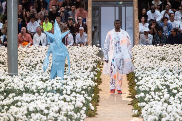 Off-White Men's Spring 2020. Photo: Imaxtree