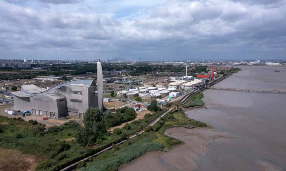 <span>Thames Water’s Crossness sewage treatment works in south-east London.</span><span>Photograph: Ben Stansall/AFP/Getty Images</span>