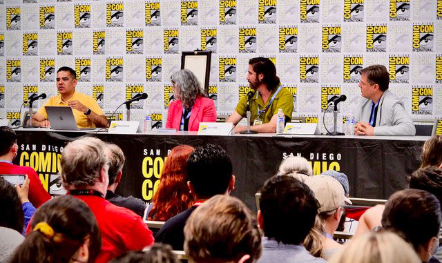 <p>Dylan James</p> Robert Garcia, San Diego Comic Con 2023