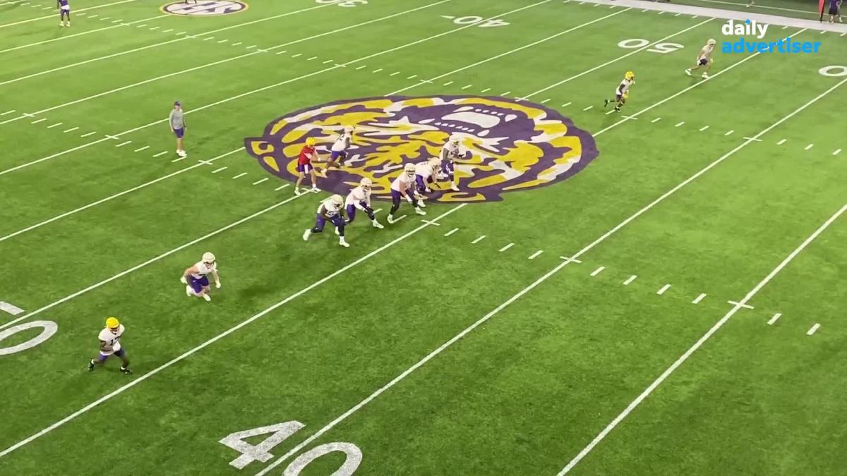 lsu football field logo