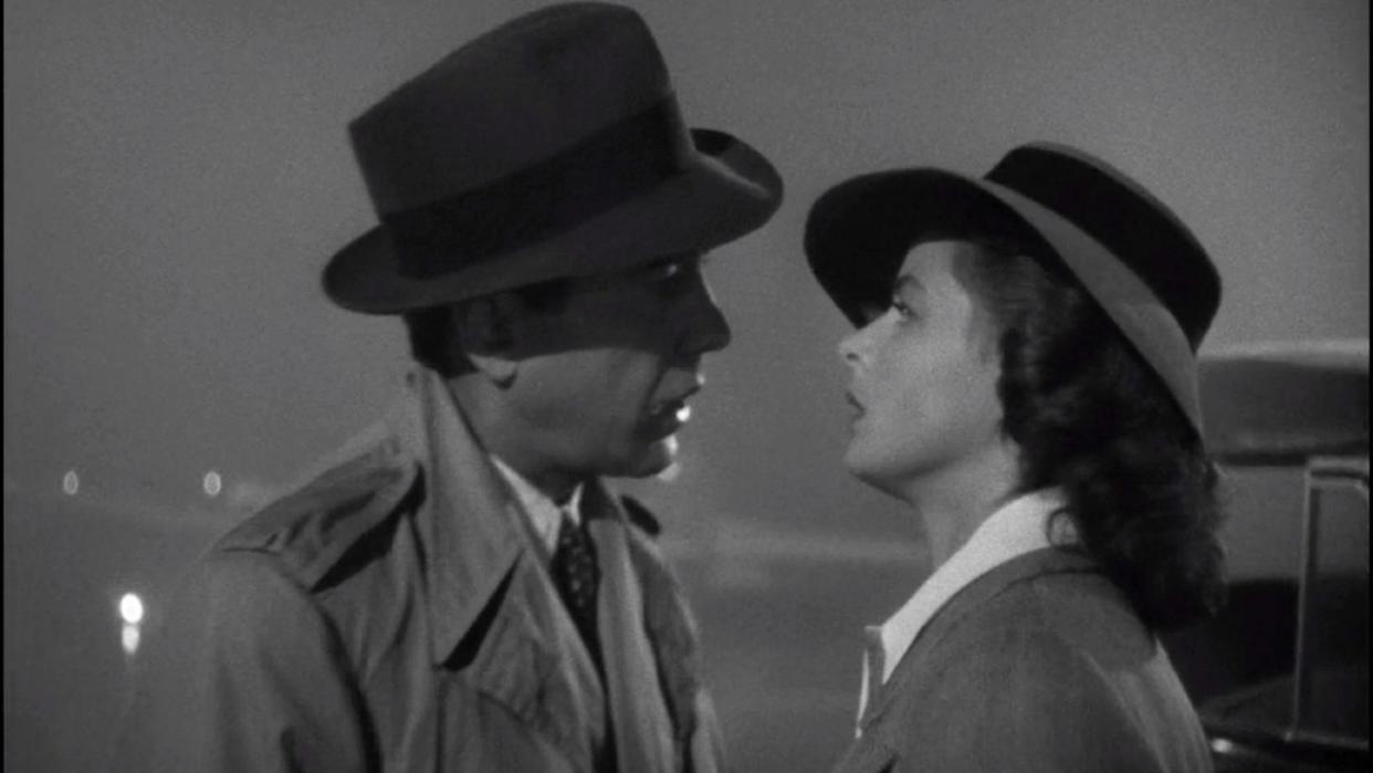  Humphrey Bogart and Ingrid Bergman in Divine Rivals. 