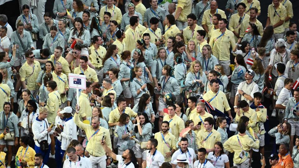 Athletes at the Stade de France