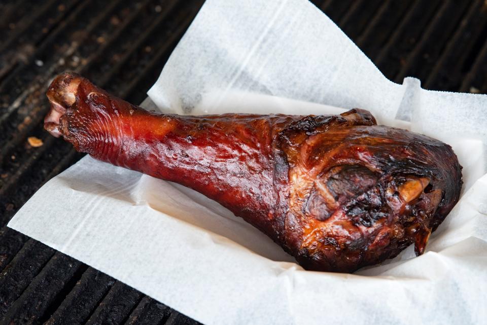 Sometimes you just need an excuse to eat a turkey leg in the middle of summer.