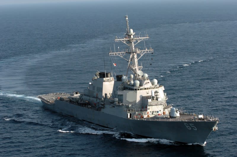 20170708-美國太平洋艦隊8日證實，2艘美國海軍軍艦7日與8日航經台灣海峽。圖為「班福特號」驅逐艦（DDG-65）。（資料照，取自United States Navy@wikipedia/公有領域 ）