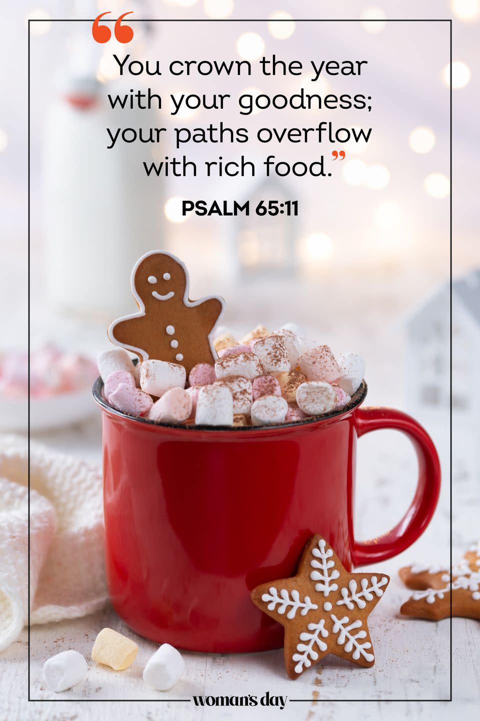 new year's blessings psalm 65 11