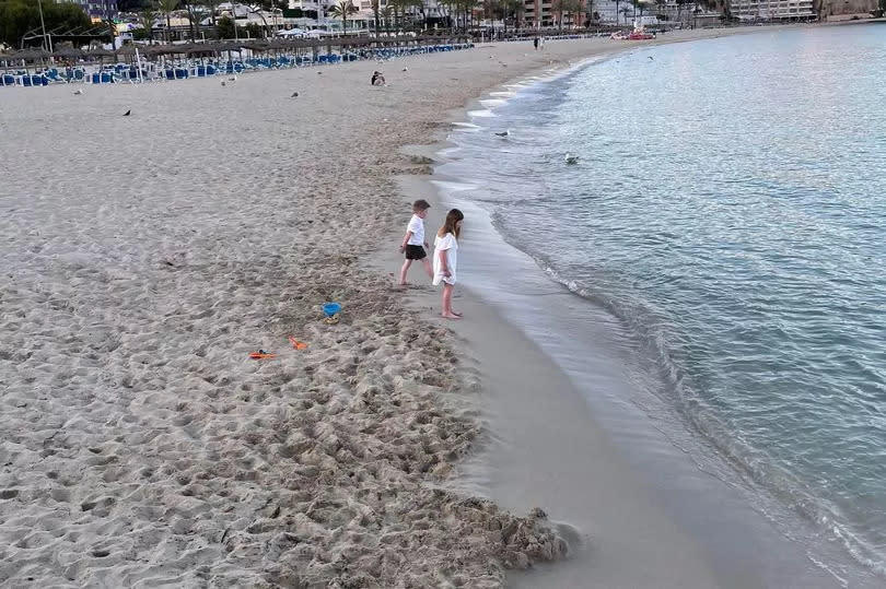 Magaluf Beach was dreamy.