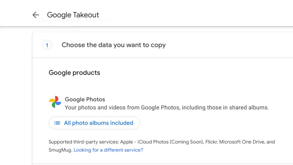 Google Takeout