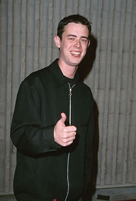 Colin Hanks , star of Whatever It Takes , at the premiere for Dimension's Scream 3