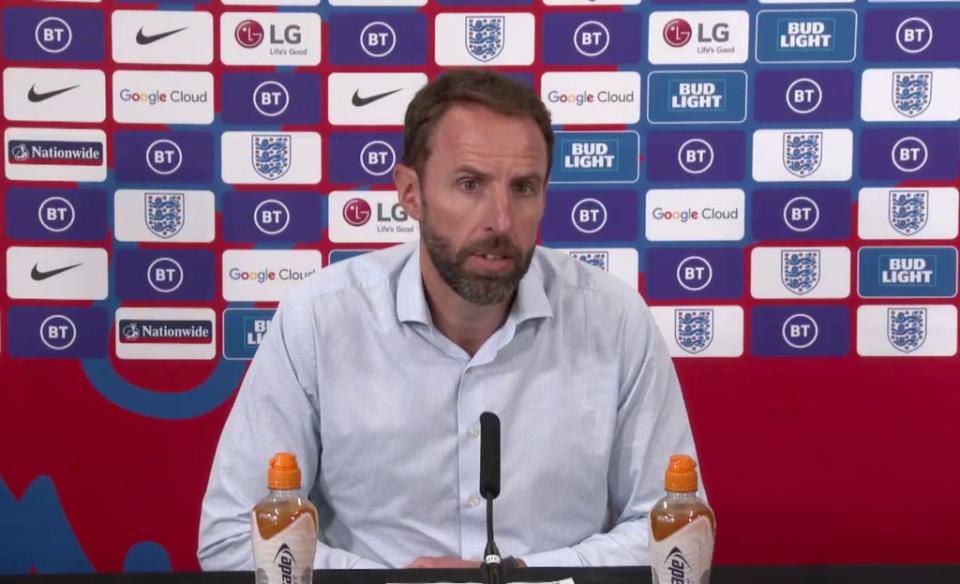 Gareth Southgate named his first squad since Euro 2020 on Thursday (PA) (PA Wire)