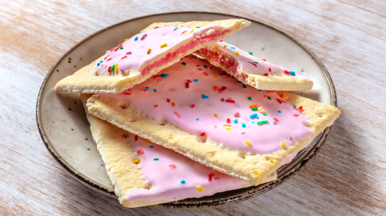 pop tarts on plate