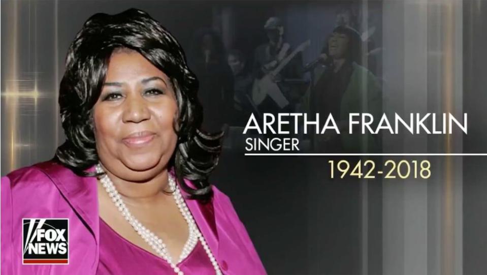 Fox News' Aretha Franklin tribute
