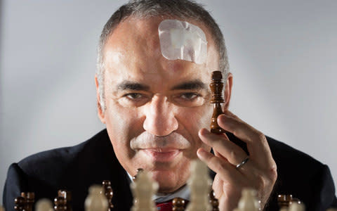 Fellow Russian Garry Kasparov has been a vocal critic of Mr Ilyumzhinov - Credit: Telegraph