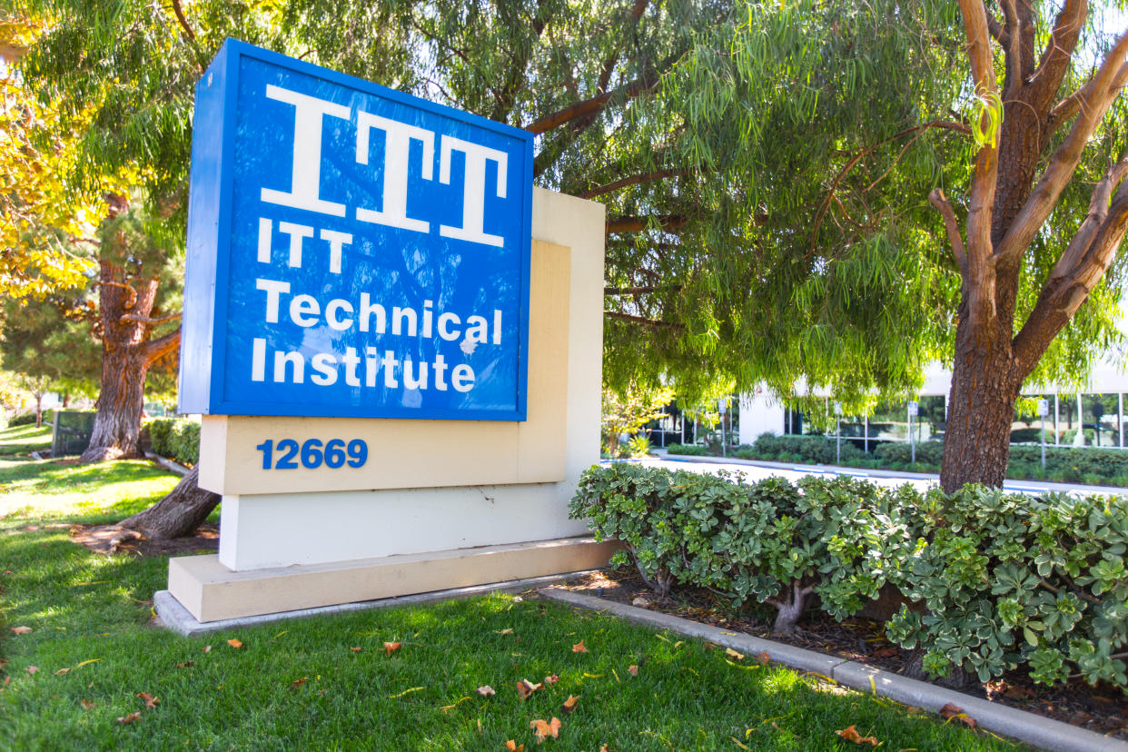 ITT Technical Institute doors closed days after it filed for bankruptcy for misleading information about its student loans. Credit: Getty Images