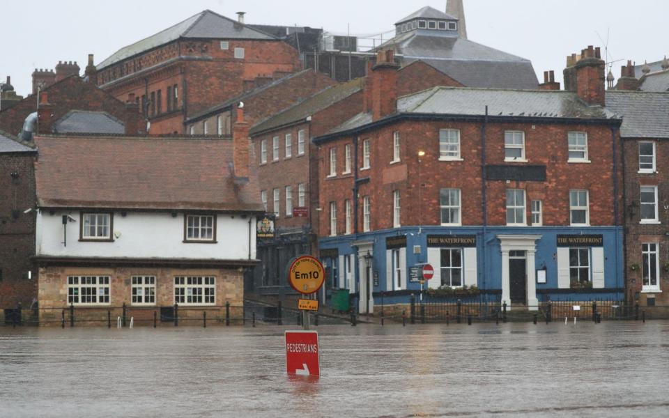 York flooding - Danny Lawson/PA