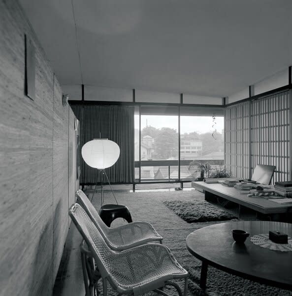 Japanese architect Kiyonori Kikutake, one of the founding members of the metabolist movement, built the elevated concrete Sky House on a Tokyo hilltop in 1958.