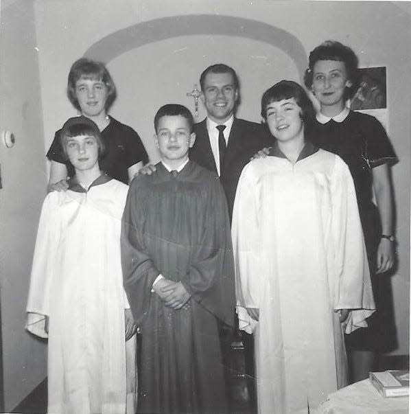 Barbara Bultman, upper left, is seen with some of her siblings in 1961, when she was 17 years old.