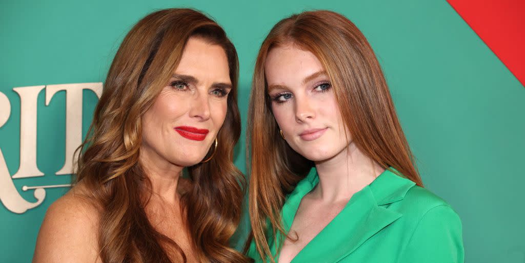 brooke shields and daughter rowen  apple original films spirited new york premiere