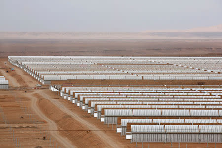 A thermosolar power plant is pictured at Noor II near the city of Ouarzazate, Morocco, November 4, 2016. REUTERS/Youssef Boudlal