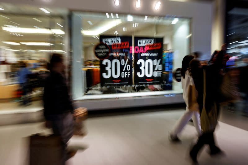 FILE PHOTO: Black Friday sales at Roosevelt Field shopping mall in Garden City, New York