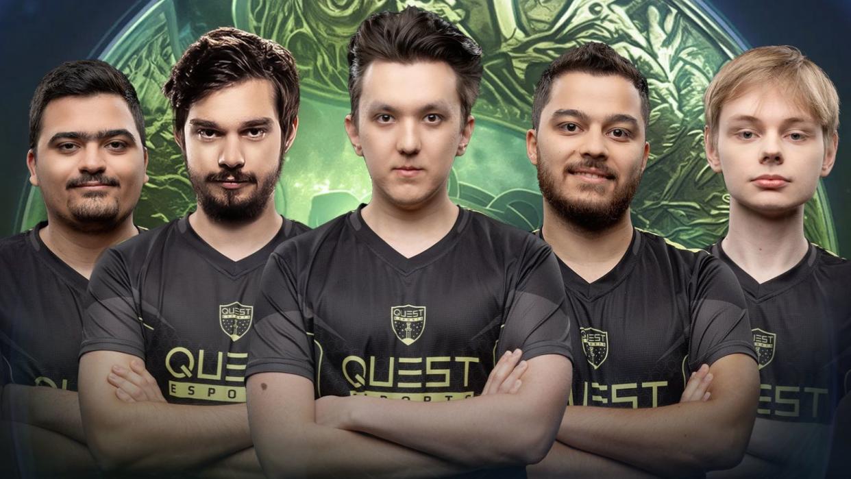 Quest Esports are the seventh and final team to qualify for The International 2023 through the regional qualifiers after they claimed the second qualifier spot for Western Europe over Luna Galaxy. (Photo: Quest Esports)
