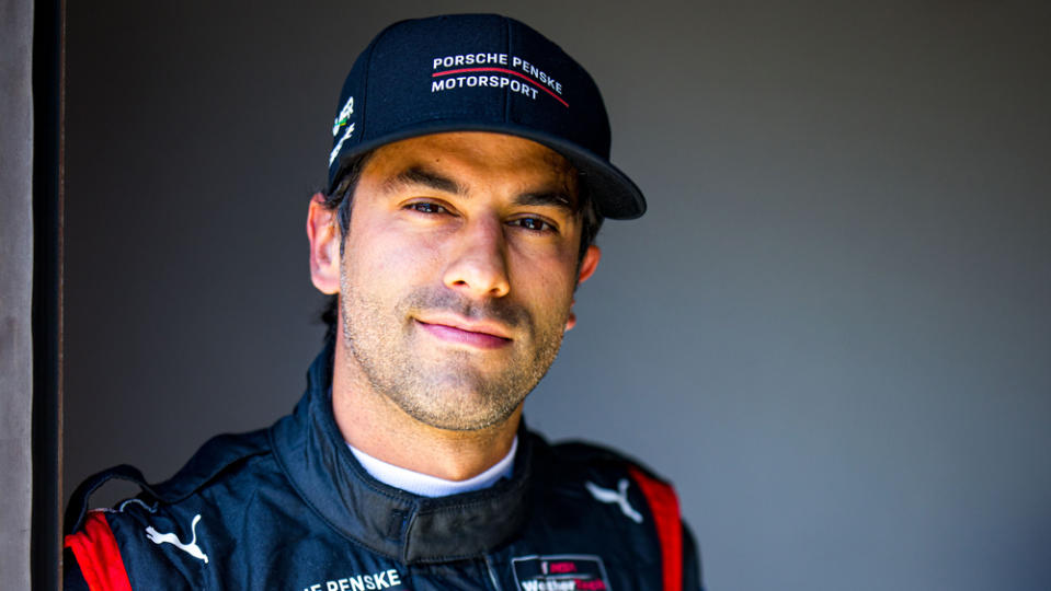 Porsche racer Felipe Nasr prepares for Le Mans.