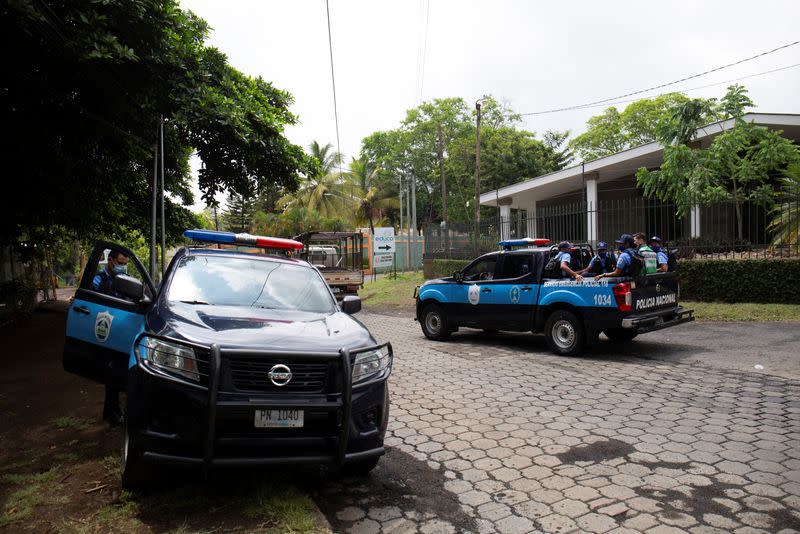 Nicaraguan bishop, alleging police harassment, takes refuge at a Catholic church in Managua