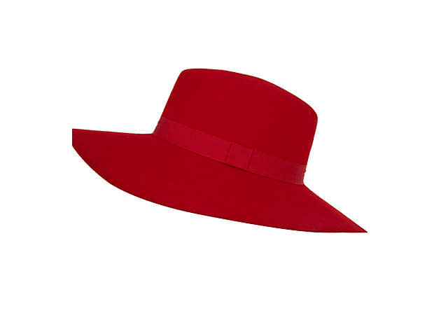 red fedora hat