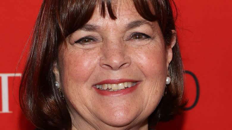 Ina Garten smiling wearing earrings