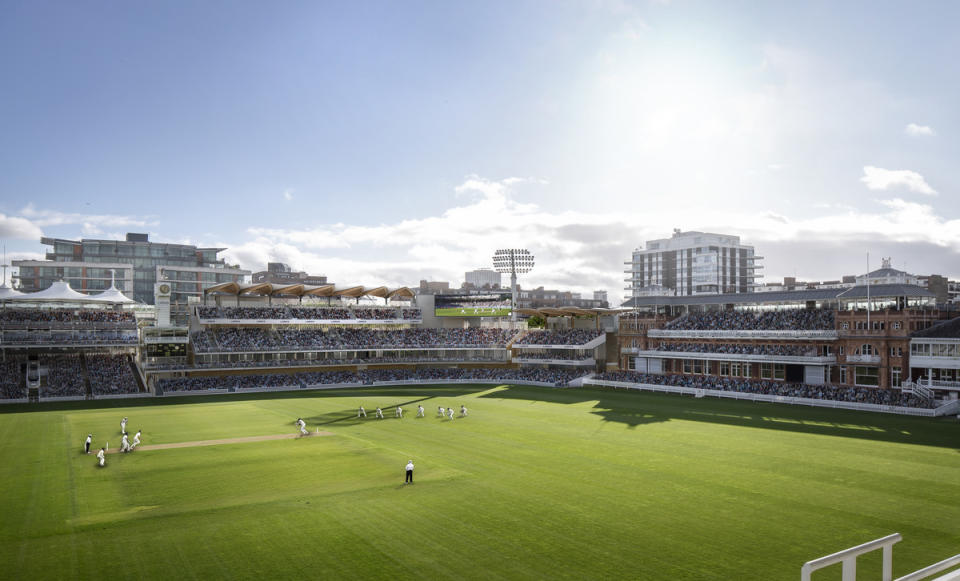 Lord's are to redevelop two more stands at a cost of £61m. Credit: Wilkinson Eyre