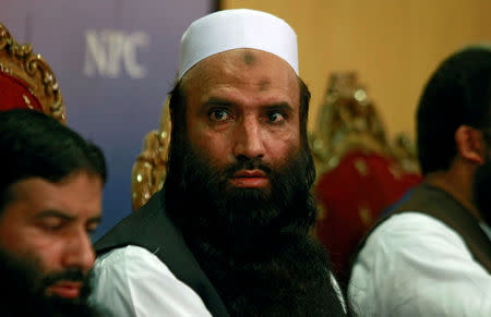 Saifullah Khalid, President of Milli Muslim League (MML) political party is seen during a news conference in Islamabad, Pakistan August 7, 2017. REUTERS/Faisal Mahmood