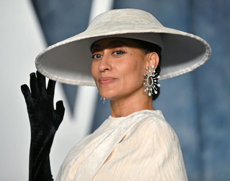 Tracy Ellis Ross attends the Vanity Fair Oscar party in March. File Photo by Chris Chew/UPI