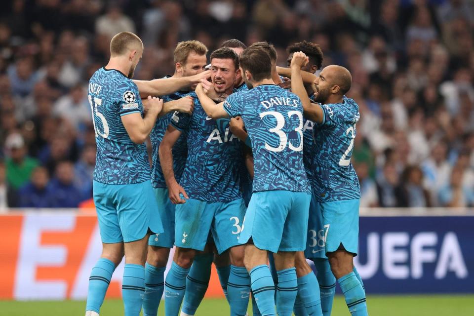 Hero: Clement Lenglet got Tottenham back into the game  (Tottenham Hotspur FC via Getty Images)