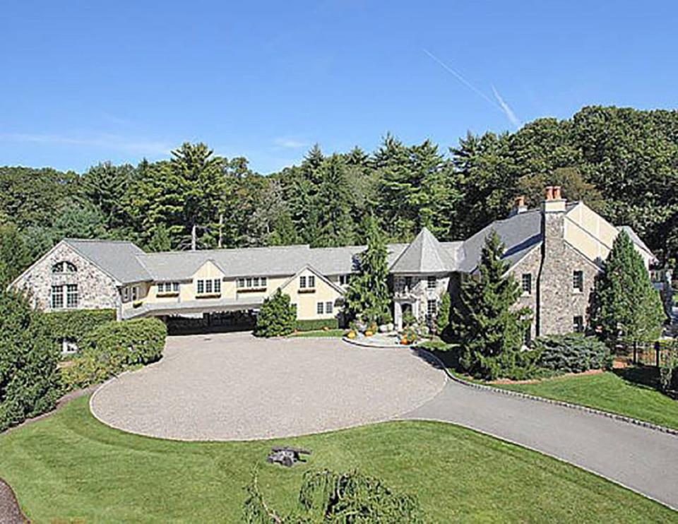 The former Rosie O'Donnell mansion at 115 E. Allendale Road in Saddle River will be replaced by denser housing.