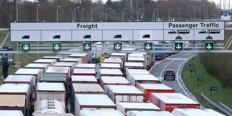 Eurotunnel Kent queues Brexit