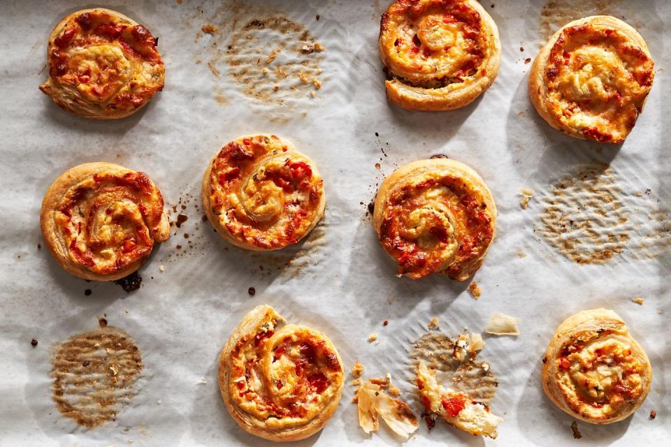 Tomato Feta Pinwheels