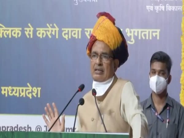 Madhya Pradesh Chief Minister Shivraj Singh Chouhan speaking in Ujjain on Friday. 