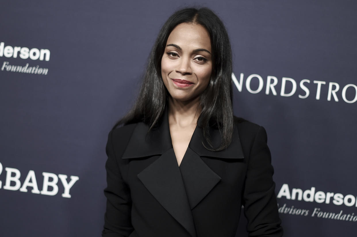 Wunderschön, aber im Showbiz nicht erwünscht? Zoe Saldana teilt gegen die Film- und Modeindustrie aus. (Bild: AP Photo)